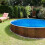 Blue Swimming Pool Solar Cover with 6-Pack Grommets,8 FT 8