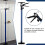 2 Plasterboard Props Telescopic Support Poles Set 8