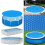 Blue Swimming Pool Solar Cover with 6-Pack Grommets,8 FT 5