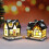 Christmas Village Set with LED Lights 12 Pieces 4