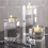 Candle Crystal Holder Table Centerpiece Tealight Bride 6