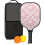 Σετ κουπιών Pickleball από fiberglass με λουλούδια, 2 μπάλες και τσάντα – Συμβατό με 1