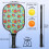 Σετ κουπιών Pickleball από fiberglass με λουλούδια και 2 μπάλες και τσάντα – Συμβατό με 4
