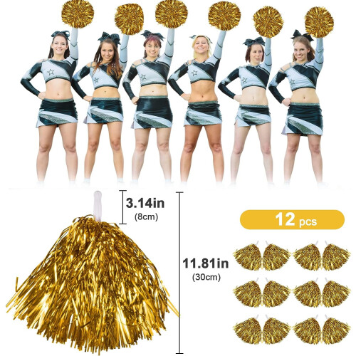 Pompons de pom-pom girl (12 pièces) 1