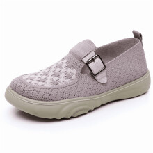 Dame Åndbare Slip-On Vandresko Lette Bløde Såler Komfortable Loafers Til Kvinder Skridsikre Afslappet Sko Til Gåture Rejser Arbejde
