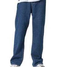 Jeans Fir D'Fhir Jeans Ócáideacha Dath Soladach Jeans Feistiú Rialta Fómhar Geimhreadh