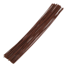 50 PCS Iron Flower Pole Artificial Flower Stems Crafting Floral Stem Stem Wire for Crochet Flower Sticks