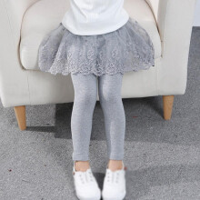 Fake kétrészes leggings 1-6 éves kisgyermekeknek: hercegnős szoknya-nadrág, lábfej nélküli tütü nadrágszoknya, csipke fodros,