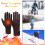 Gants de cyclisme chauffants USB avec doublure en velours 4