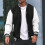 WUWUQF Ανδρικό Μπουφάν Varsity, Ανδρικό Μπουφάν Varsity Baseball Casual για Αγόρια, Ελαφρύ 3