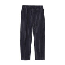 Kids Pants Toddler Boys Formal Suit Pants Dress Pants Solid Color Stripe School Uniform Suit Pants Fashion Cute 2025 Casual Trousers Black - B
