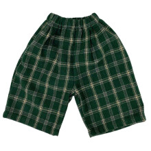 Pantalones casuales para niños, moda primavera-verano, estampado a cuadros, cintura elástica, perneras anchas, pantalones de ocio para niños,