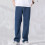 Herren-Jeans, einfarbig, lässig, normale Passform, Herbst/Winter 4
