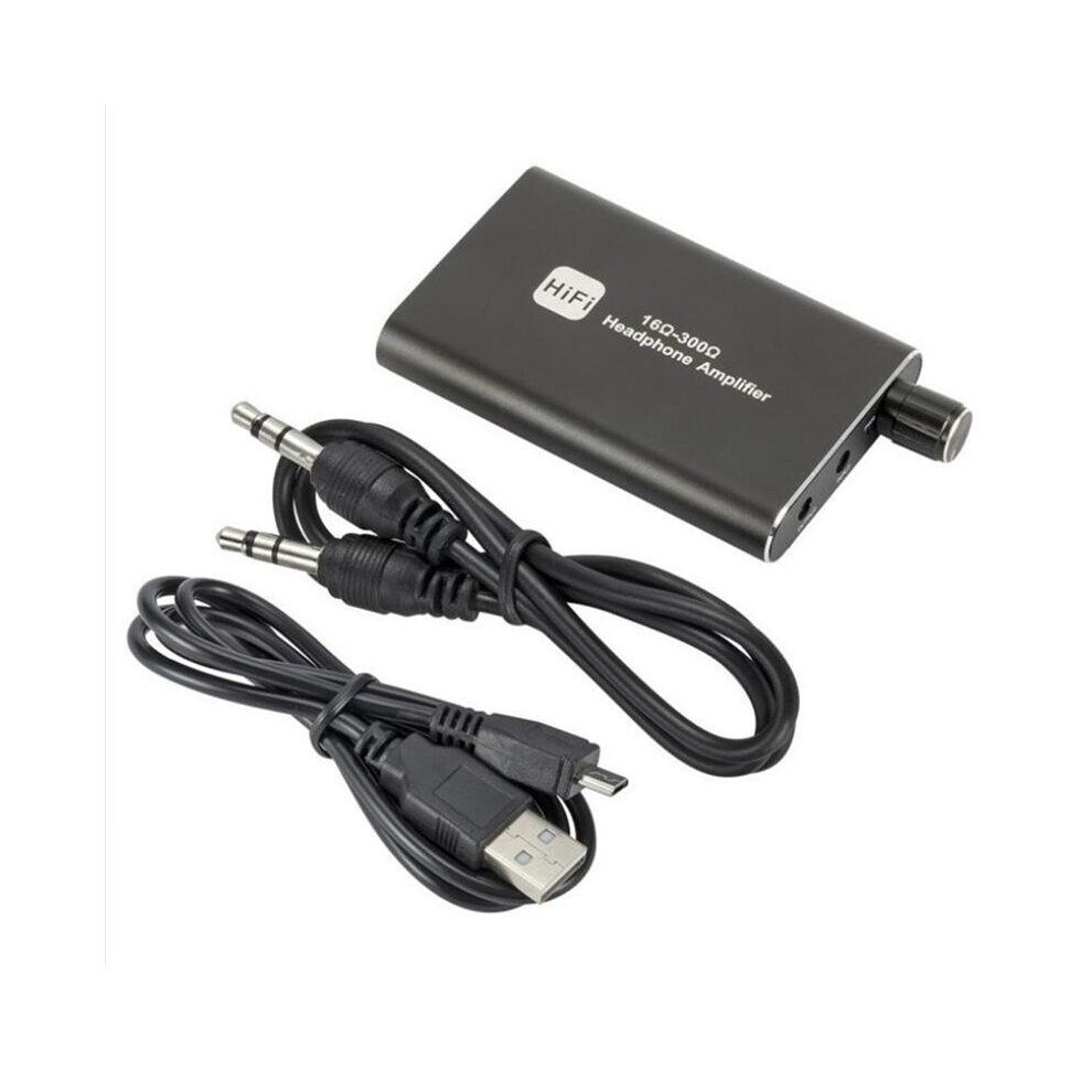 Hifi Rechargeable Headphone Amplifier Portable Amp 3.5Mm Aux Audio Cable Audio Two-Stage Gain 4713045595177