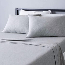 Ensemble de draps en jersey de coton Queen 3 pièces