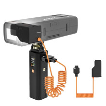 DT-AD200 Dummy-Batterij voor -Flitsers AD200/AD200Pro/AD300Pro/AD200Pro II 23,5 Inch Kabel Betrouwbare Stroombron
