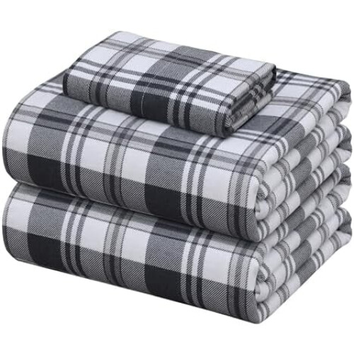 Σετ σεντόνια Flannel Twin XL – Μαλακό διπλά βουρτσισμένο βαμβάκι, με βαθιές τσέπες (έως