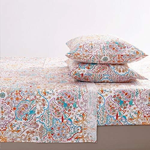 Boho Cotton Sheet Set Queen Size with Deep Pocket 1