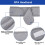 Στήριγμα προσώπου Spa Head Wrap Headband4Counts Stretch Towel για μπάνιο, μακιγιάζ και αθλητισμό 3
