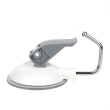 Suction Cup Hook Strong Bearing Capacity Reusable White Heavy Duty Vacuum Suction Shower Hanger for Kitchen