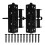 2Pcs Invisible Door Closer Hinge with Buffer Design for Automatic Door Closing 3