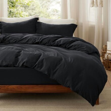 Housse de couette King – Microfibre douce prélavée, fermeture éclair