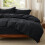 Housse de couette King – Microfibre douce prélavée, fermeture éclair 1