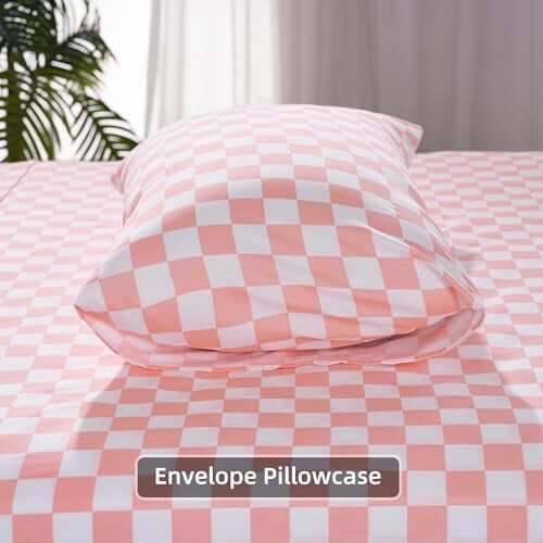 Twin Checkered Flag Bed Sheet Set – Brushed Microfiber, 1