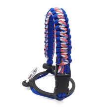Paracord-Griff, Karabinerhaken, Tragegurt für Wasserflaschen im Freien, Paracord-Griff mit Sicherheitskordel