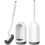 Silikon-Toilettenbürsten-Set mit gebogenen Borsten (2er-Pack) 1