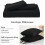 Housse de couette à nœud papillon noir, format Queen, 3 pièces, en microfibre 5