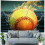 Wandteppich „Eiswasserfeuer“, 40 x 30 Zoll 4