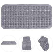 Alfombra antideslizante (1 unidad) para saunas y spas, color gris, forma cuadrada, masaje de pies, promueve un buen agarre.