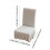 Graue Stretch-Stuhlhussen mit Rock – Universelle Passform 3