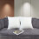 Λευκό τετράγωνο μαξιλάρι 40x40cm, 2 τεμάχια – Διακοσμητικό εσωτερικό μαξιλαριού για 1