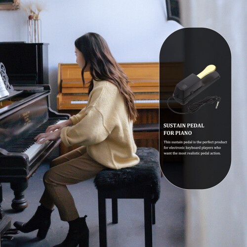 Pianopedaal, MIDI-voetcontroller, standaard, gouden keyboards 1