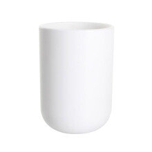 Porte-brosse à dents/gobelet en PP, accessoire de salle de bain créatif de style japonais, plastique blanc