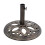 Base per ombrellone da esterno, 10,4 kg, base rotonda da 45 cm, nera 1
