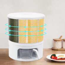 Distributeur de grains rotatif à 6 compartiments, 11 kg PET