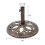 Base per ombrellone da esterno, 10,4 kg, base rotonda da 45 cm, nera 2