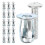 OUNONA 25 Sets Thread Expansion Nut Threaded Insert Internal Bolts Silver 4