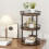 Ξύλινη περιστρεφόμενη βάση μπαχαρικών Lazy Susan 10" 3 επιπέδων για ντουλάπι, πάγκο 3
