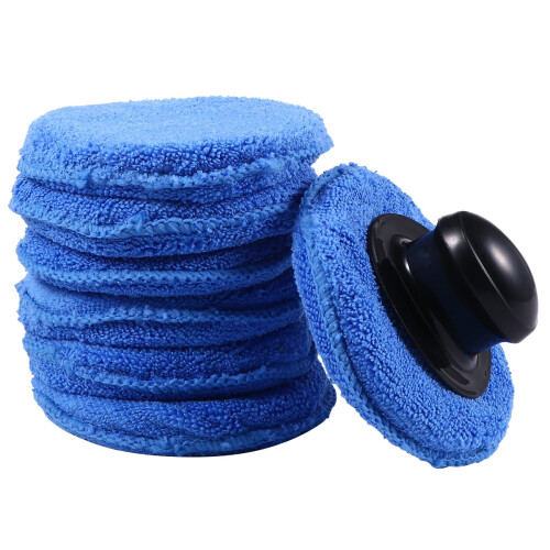 Car Wax Applicator Pads with Handle 8pcs 2