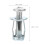 OUNONA 25 Sets Thread Expansion Nut Threaded Insert Internal Bolts Silver 2