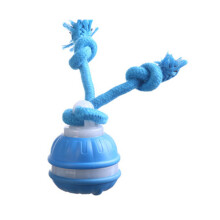 Springende rollende hondenbal Kauwbestendige-Blauw Normaal