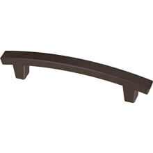 Lot de 5 poignées de meuble en bronze foncé, entraxe de 10 cm, pour tiroirs, portes de placards de cuisine et commodes | Pierce