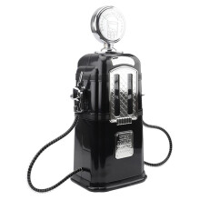 Distributeur de boissons double pour station-service, machine noire