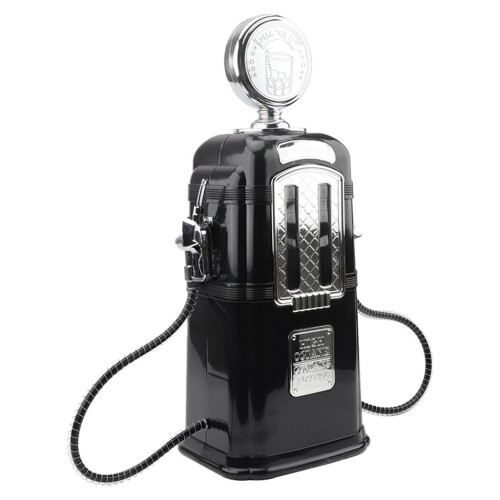Distributeur de boissons double pour station-service, machine noire 1