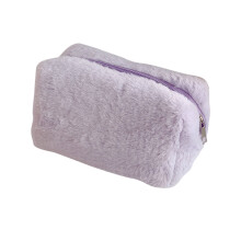 Plys penalhus yndig rejse makeup taske rejse fluffy makeup opbevaringstaske fuzzy makeup organizer organizer taske