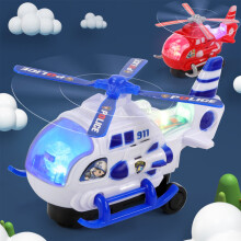 RC-helikopterspeelgoed met licht en geluid, realistische 4D-vliegfunctie, automatische bots- en startfunctie, stuntspeelgoed – perfect als